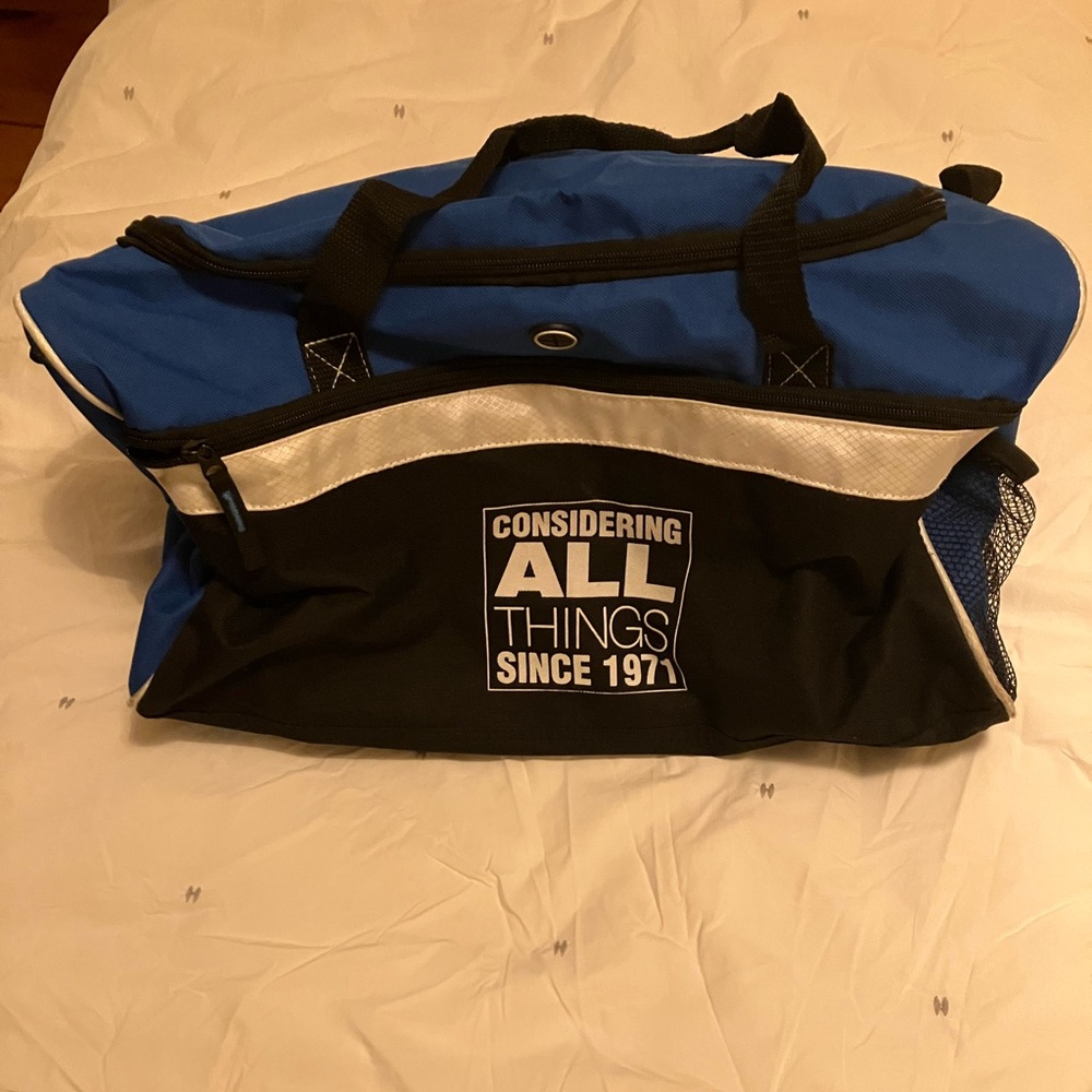 All things considered gym bag/duffel bag